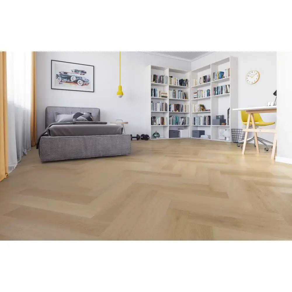 Кварцевый ламинат FARGO Коллекция PARQUET Дизайн 33-1166-02 Дуб Спелый Миндаль (615х123х4.0 мм)