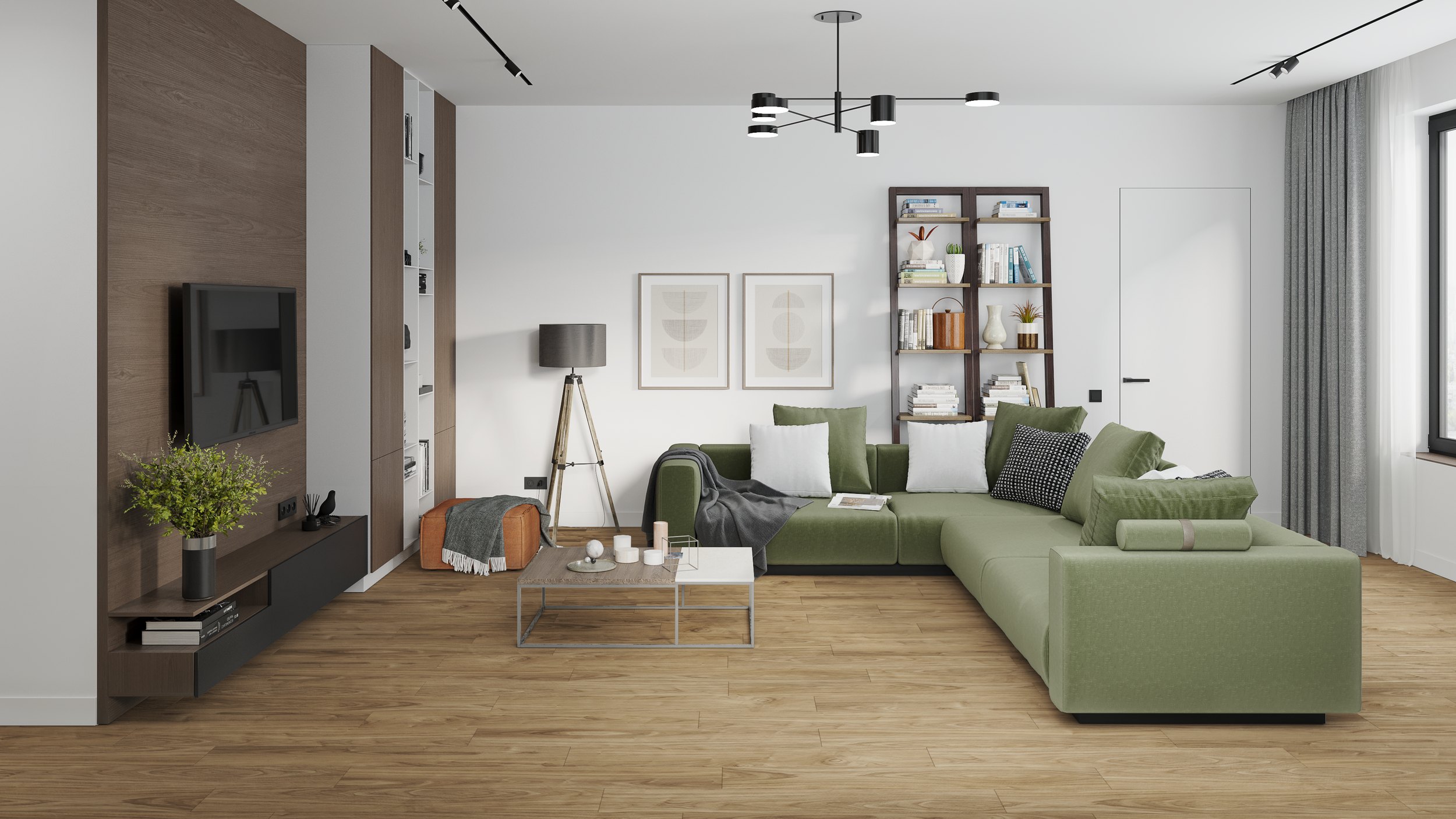 Кварц-виниловая плитка DAMY FLOOR Коллекция  FAMILY LVT Дизайн 0036-2-LVT Орех Европейский (1227×187х2,5мм)