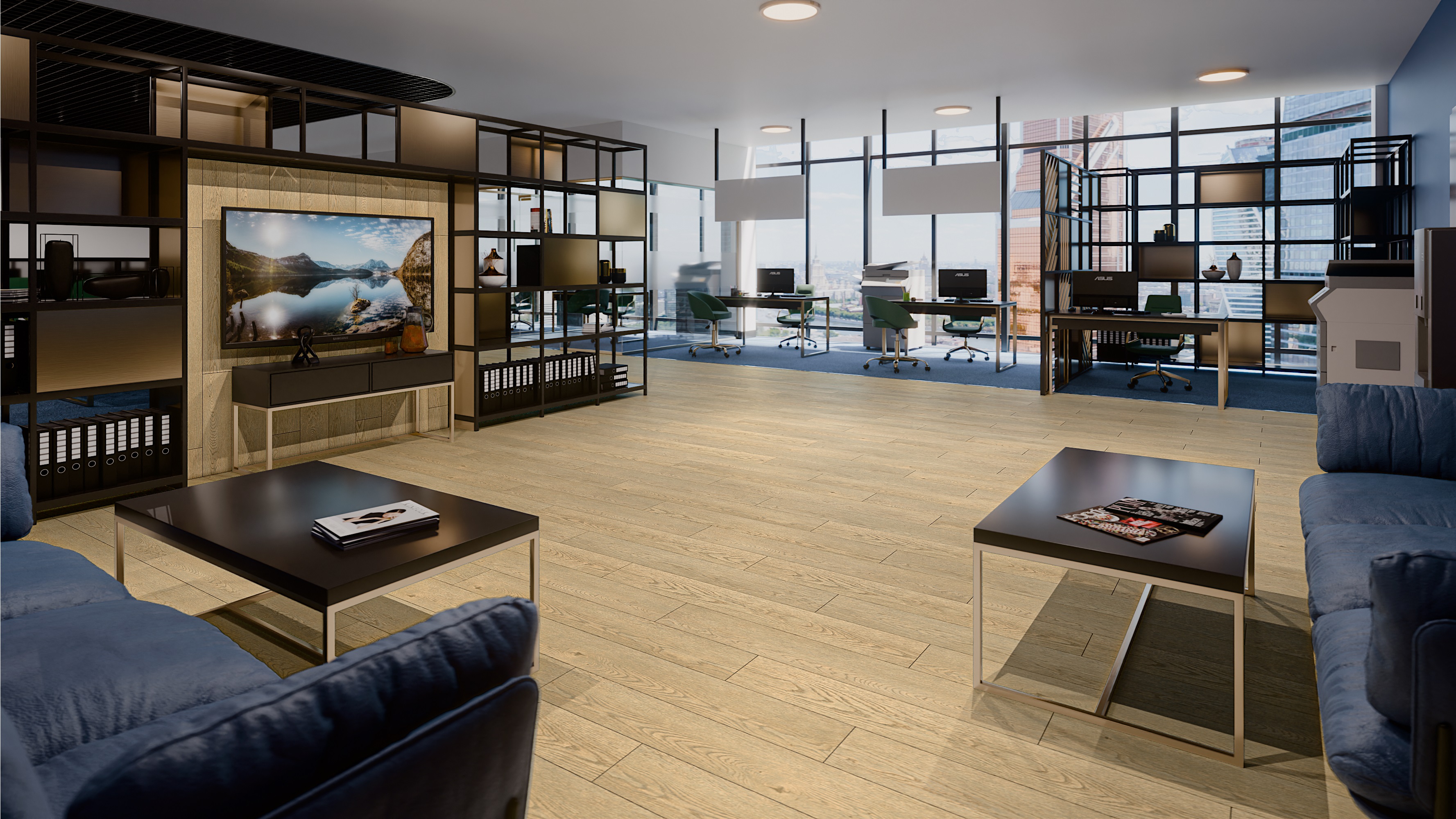 SPC ламинат DAMY FLOOR Коллекция Family Дизайн 0030-2 Дуб Латте (1220х180х4 мм)