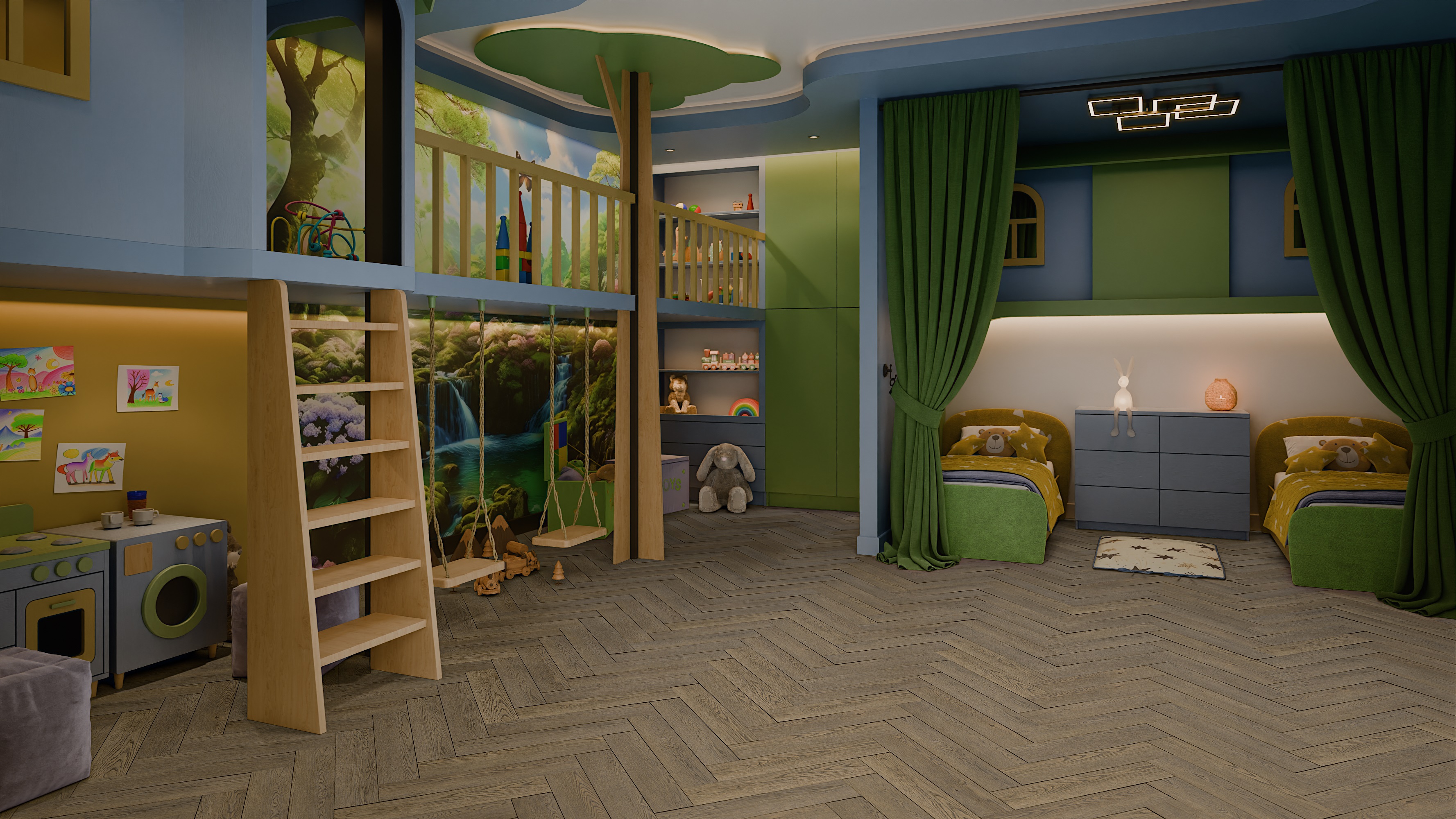 SPC ламинат DAMY FLOOR Коллекция London Дизайн 0030-6L Ноттингем (615х123х4.2 мм)