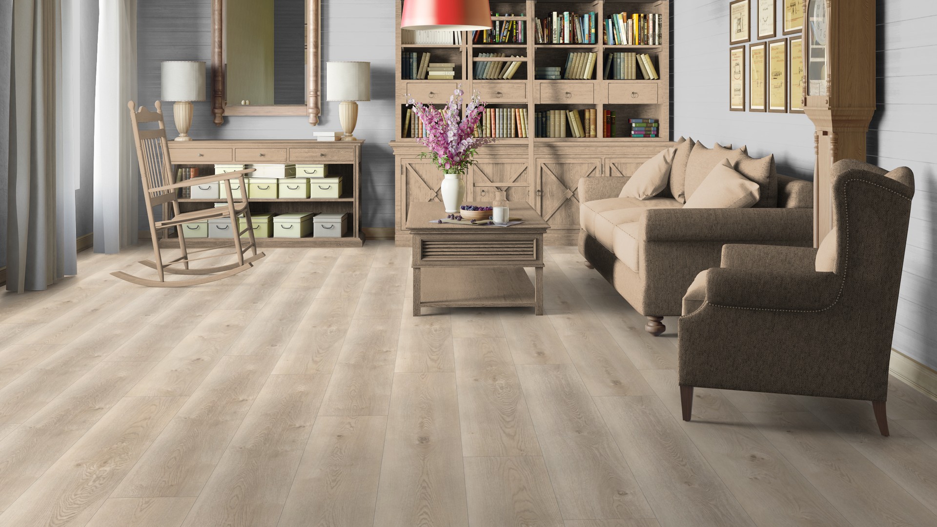 SPC ламинат TARKETT (ТАРКЕТТ) Коллекция DEEP HOUSE Дизайн SEAN (1400х225х4.6 мм)