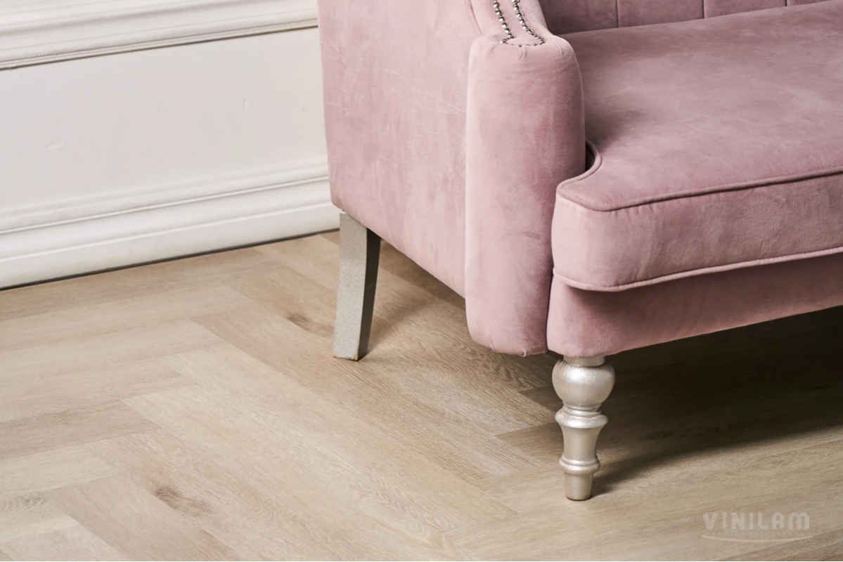 Виниловый ламинат VINILAM (ВИНИЛАМ) Коллекция PARQUET HERRINGBONE GLUE Дизайн GD11188 Паркет Скандинавский (762*152.4*2.5 мм)
