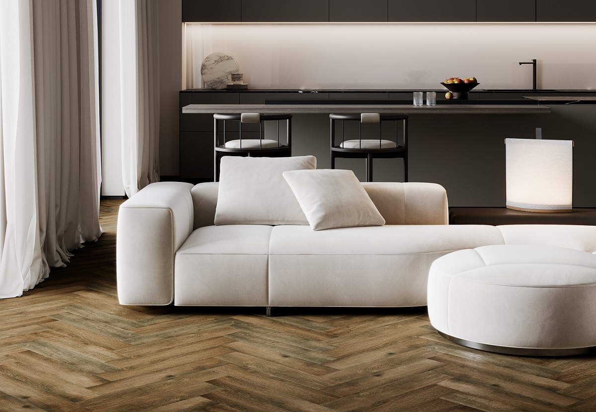 Кварцевый ламинат FARGO Коллекция PARQUET Дизайн 33-88042-001 Дуб Шервуд (615х123х4.0 мм)