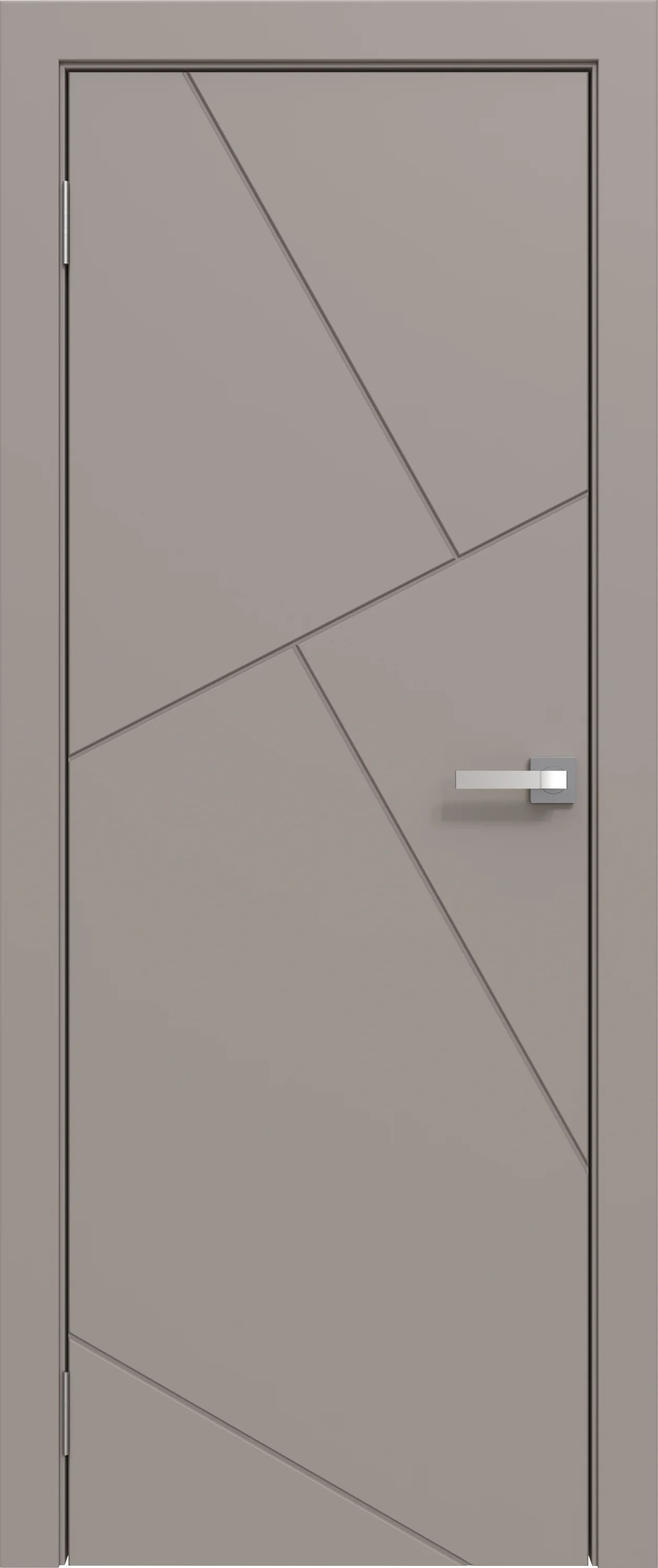 Межкомнатная дверь ЮНИ ЭМАЛЬ Ваниль, Грей, Графит, Капучино ПГ-26