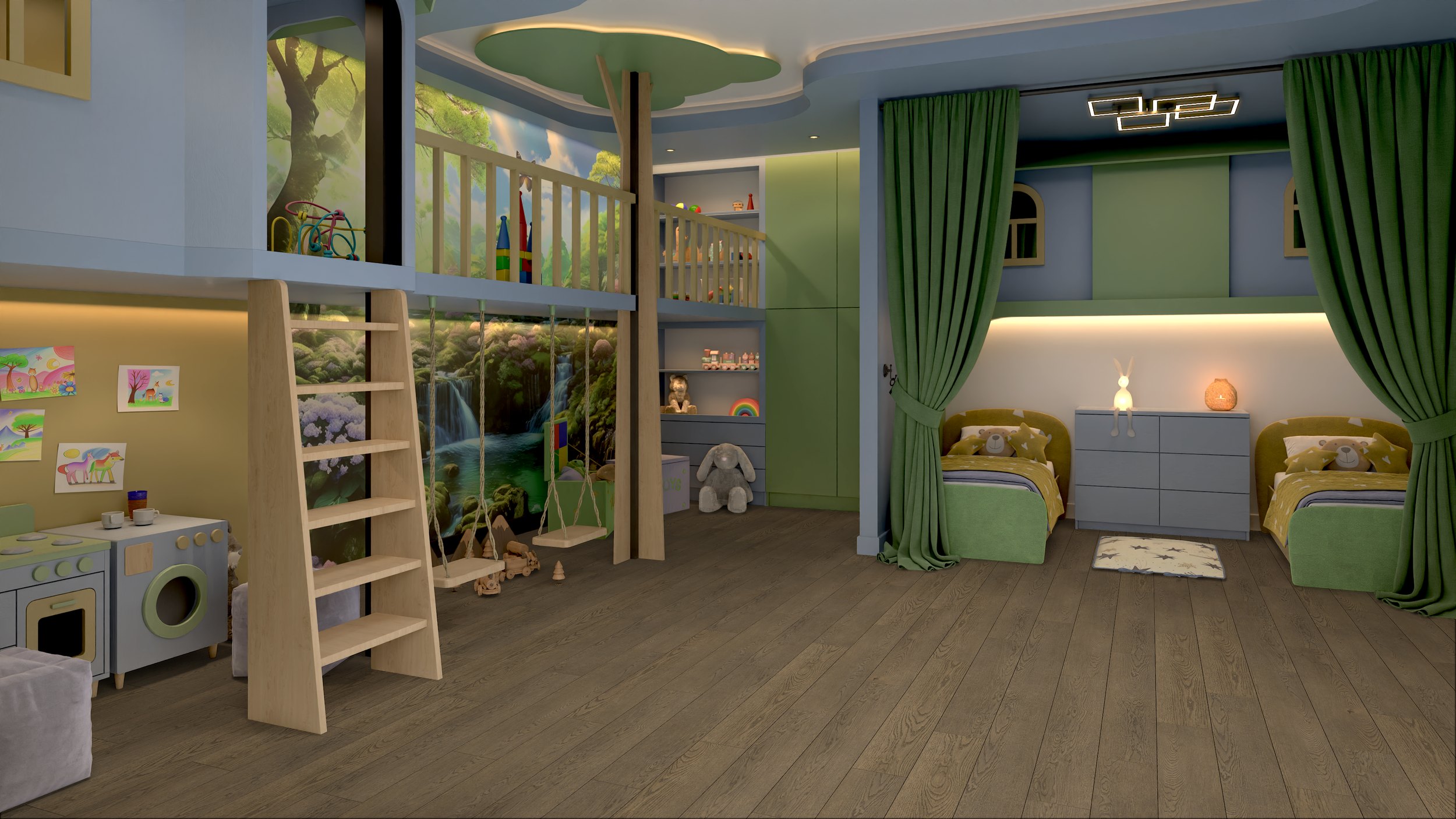 SPC ламинат DAMY FLOOR Коллекция Family Дизайн 0030-6 Дуб Мокко (1220х180х4 мм)