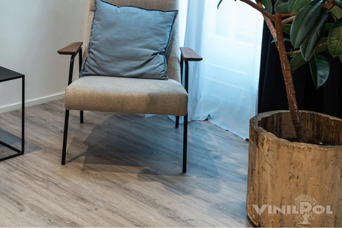 Кварц-виниловая плитка VINILAM (ВИНИЛАМ) Коллекция VINIPOL SPC Дизайн 7897 -EIR Дуб Неаполь (1220*228*5 мм)