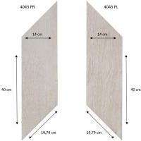 ПВХ плитка FORBO EFFECTA PROFESSIONAL Дизайн 4043 PRPL White Fine Oak PRO