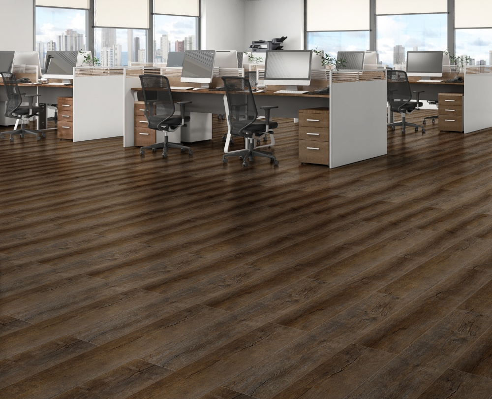 Виниловый (SPC) ламинат ROYCE Коллекция ENJOY Дизайн Е302 Дуб Вестхоф (1200х180х3.5  мм)