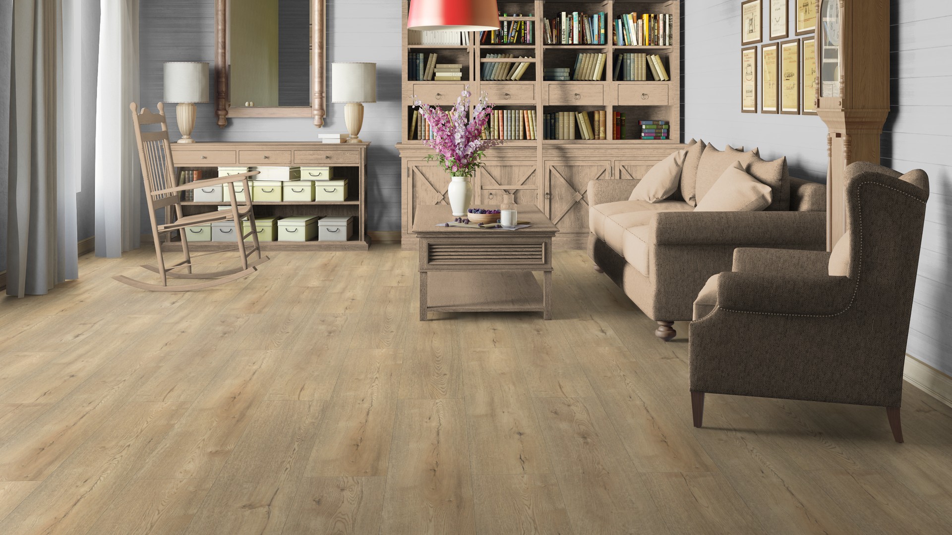 SPC ламинат TARKETT (ТАРКЕТТ) Коллекция DEEP HOUSE Дизайн LAURA (1400х225х4.6 мм)