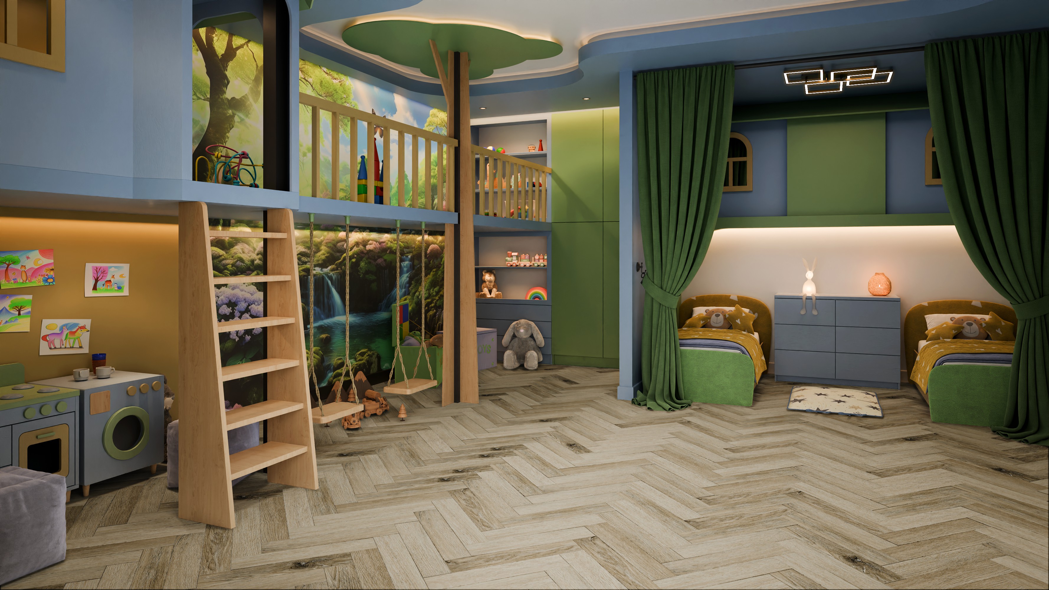 Кварц-виниловая плитка DAMY FLOOR Коллекция LONDON LVT Дизайн 200415EL-01-LVT Честер (590×118х2,5мм)