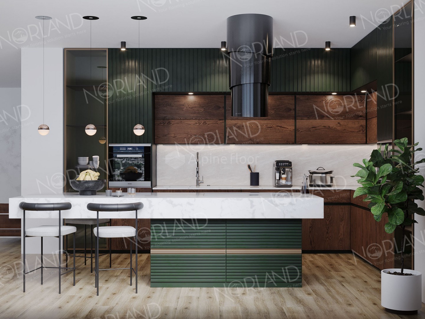 Виниловый (SPC) ламинат NORLAND (НОРЛАНД) Коллекция SIGRID Дизайн 1001-15 Signi  (1220*183*3.5мм)