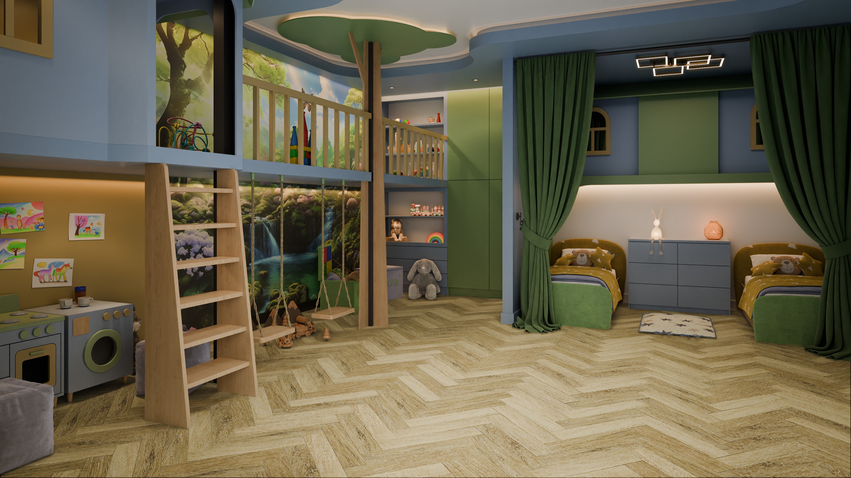 Кварц-виниловая плитка DAMY FLOOR Коллекция LONDON LVT Дизайн 191023EL-13-LVT Эдинбург (590×118х2,5мм)