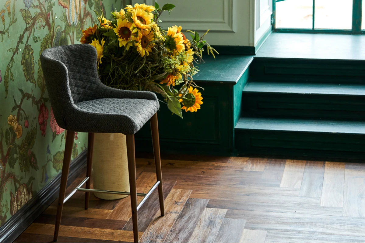 Виниловый ламинат VINILAM (ВИНИЛАМ) Коллекция PARQUET HERRINGBONE GLUE Дизайн GD11155 Паркет Парижский (762*152.4*2.5 мм)