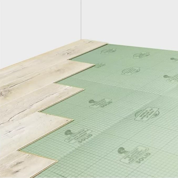 Подложка листовая под SPC/LVT покрытия зеленая 1.5 мм (10 м2)