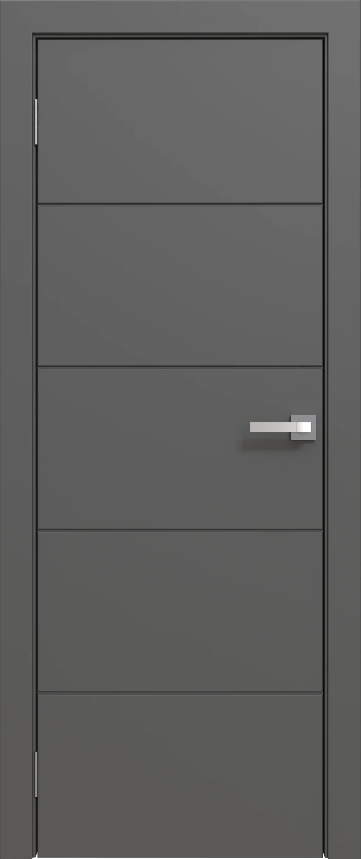 Межкомнатная дверь ЮНИ ЭМАЛЬ Ваниль, Грей, Графит, Капучино ПГ-11