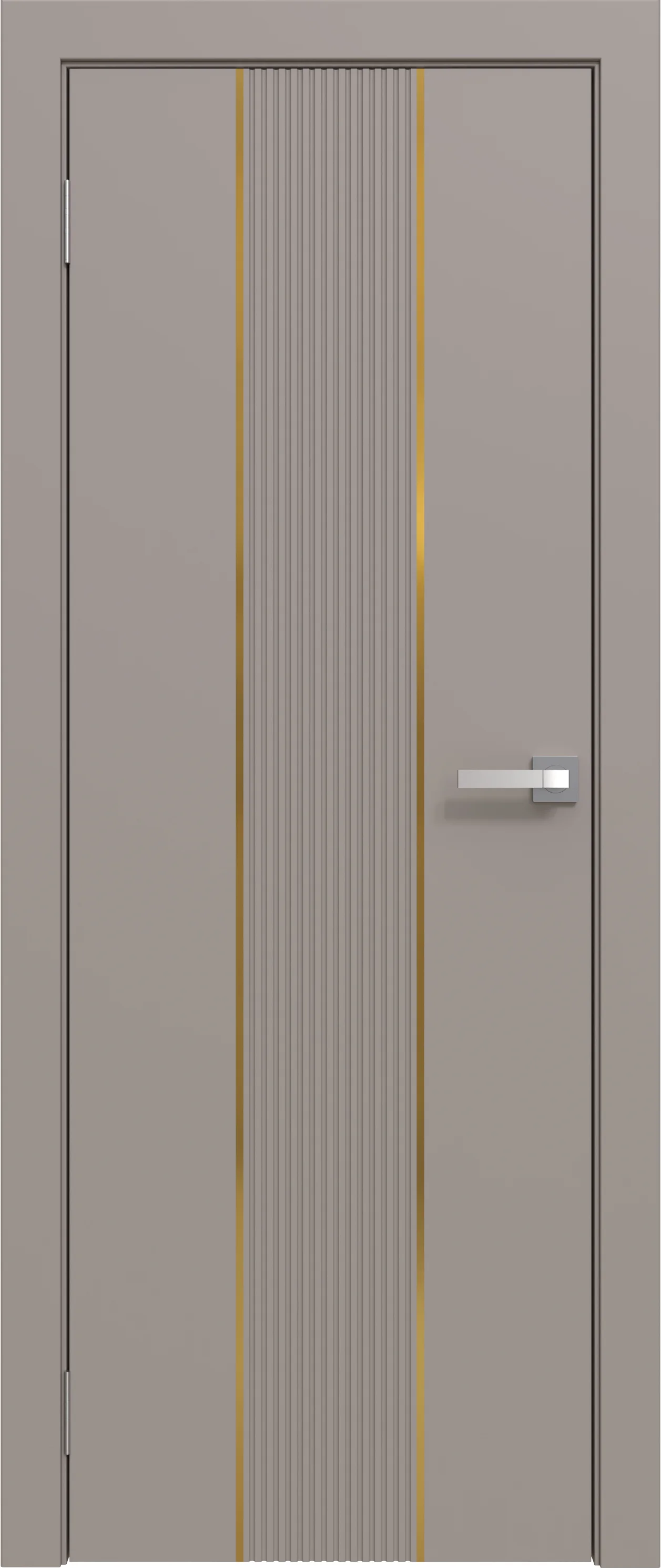 Межкомнатная дверь ЮНИ ЭМАЛЬ Графит, Ваниь, Грей LINE 04