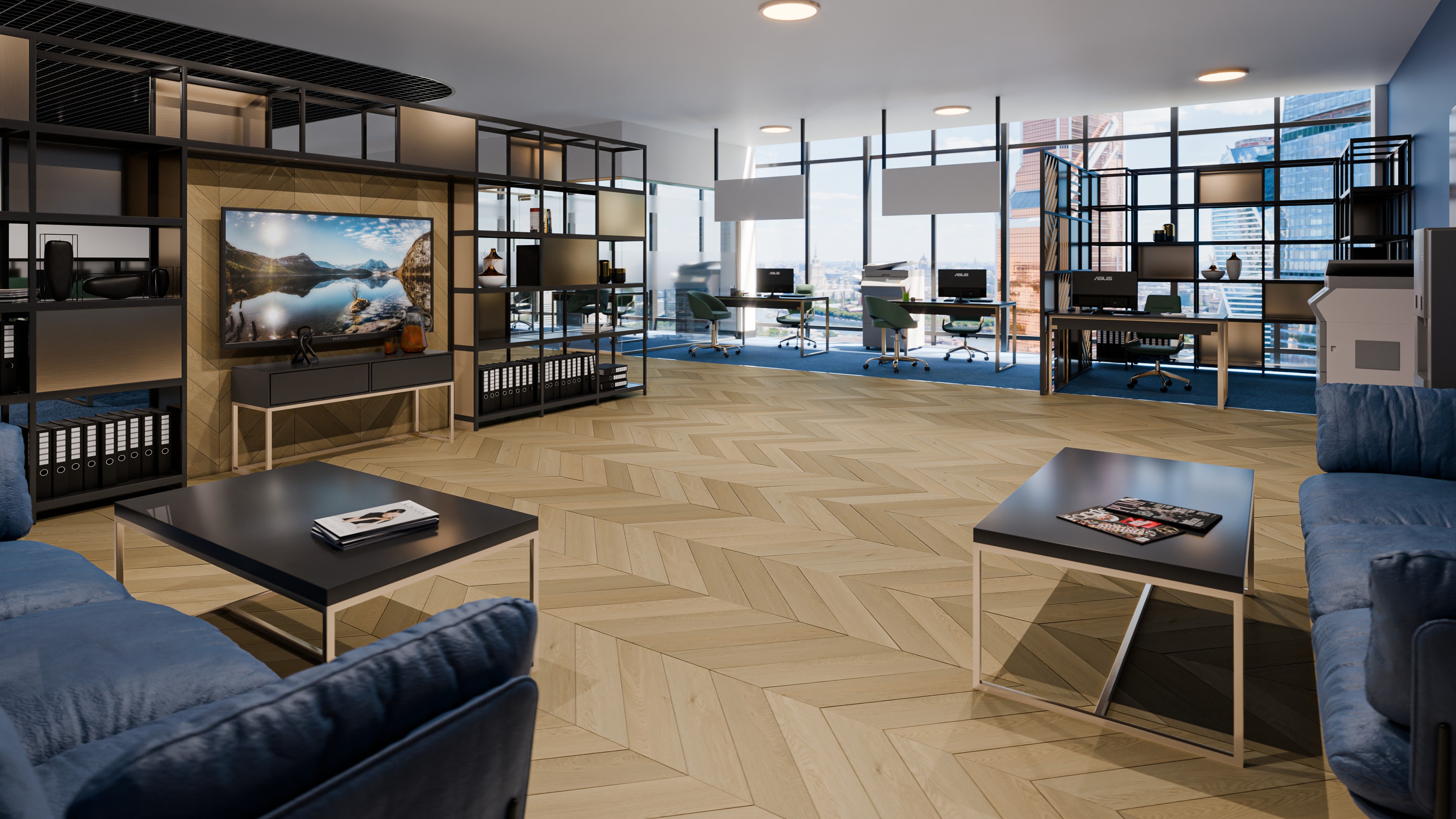 SPC ламинат DAMY FLOOR Коллекция CHEVRON Дизайн DF03-Ch Тюильри (600х127х5 мм)