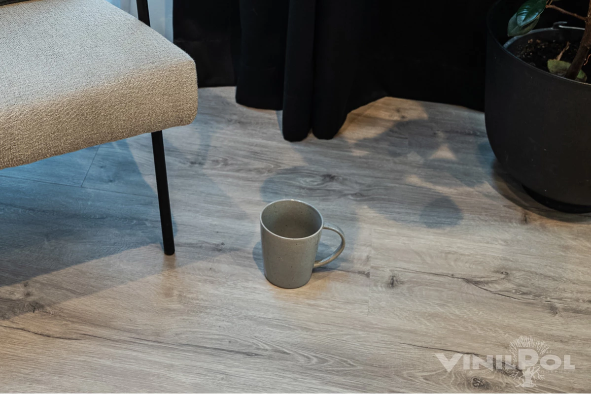 Кварц-виниловая плитка VINILAM (ВИНИЛАМ) Коллекция VINIPOL SPC Дизайн 7897 -EIR Дуб Неаполь (1220*228*5 мм)