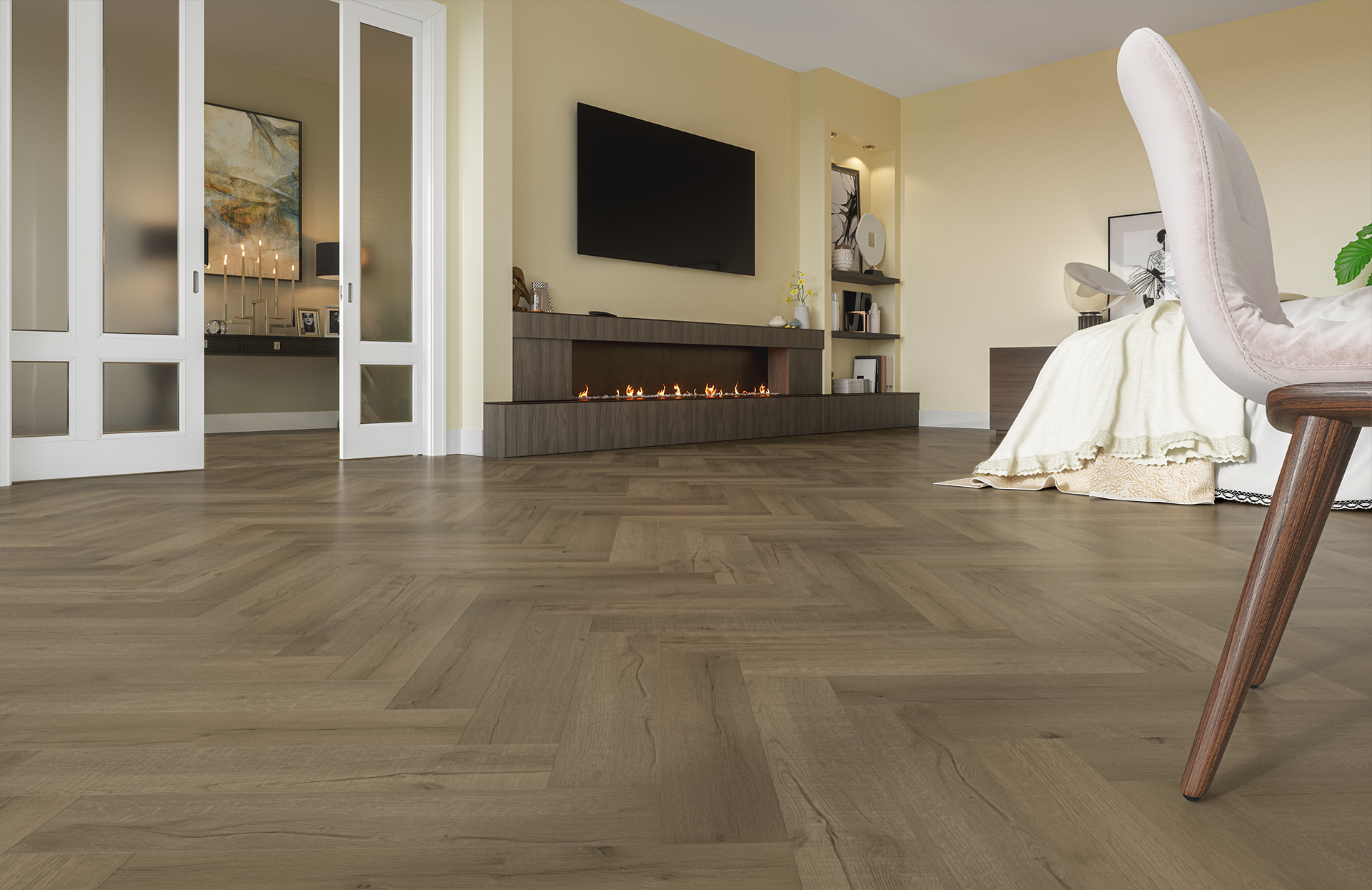 Кварцевый ламинат FARGO Коллекция PARQUET Дизайн 33-81996-10 Дуб Марракеш  (615х123х4.0 мм)