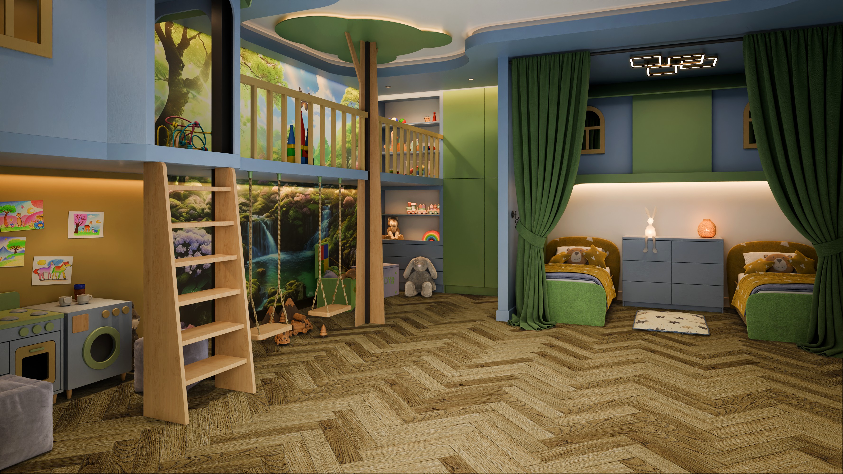 SPC ламинат DAMY FLOOR Коллекция London Дизайн 190902EL-07 Шеффилд (615х123х4 мм)