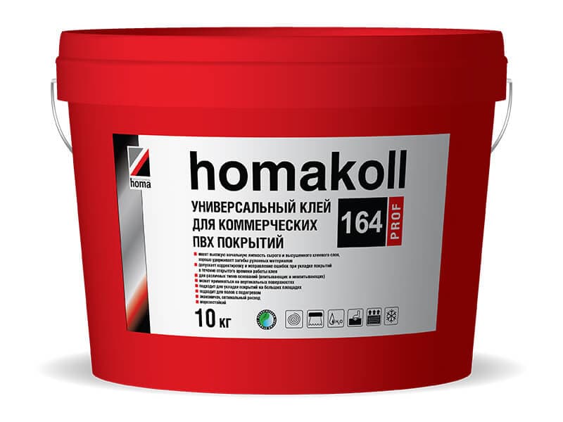 Клей для пвх-плитки HOMA 164 Prof 3 кг