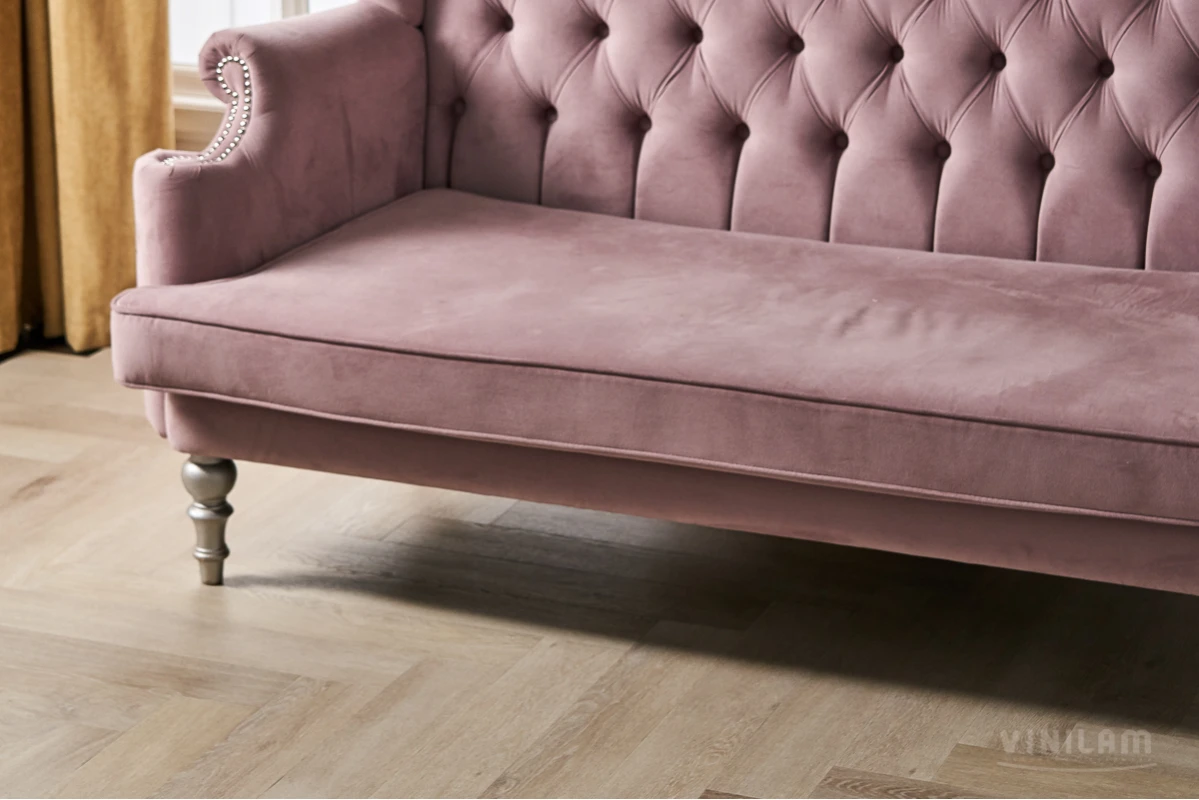 Виниловый ламинат VINILAM (ВИНИЛАМ) Коллекция PARQUET HERRINGBONE GLUE Дизайн GD11188 Паркет Скандинавский (762*152.4*2.5 мм)