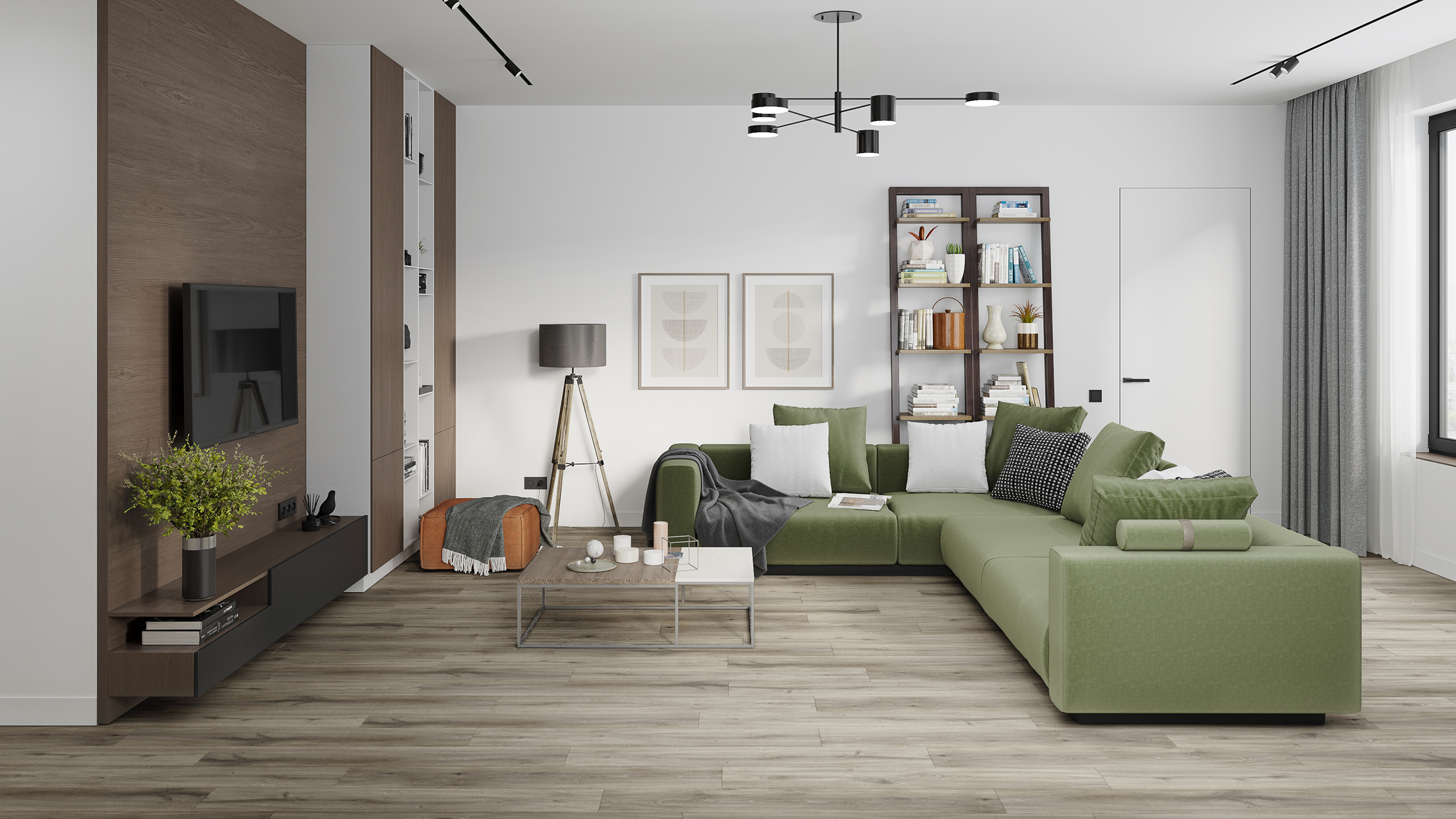 Кварц-виниловая плитка DAMY FLOOR Коллекция  FAMILY LVT Дизайн 6607-9-LVT Дуб Натуральный (1227×187х2,5мм)