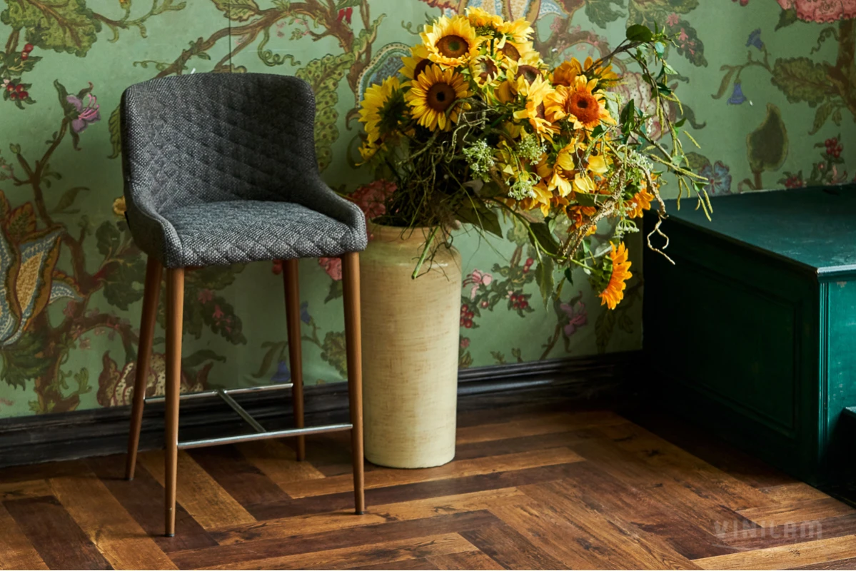 Виниловый ламинат VINILAM (ВИНИЛАМ) Коллекция PARQUET HERRINGBONE GLUE Дизайн GD11155 Паркет Парижский (762*152.4*2.5 мм)
