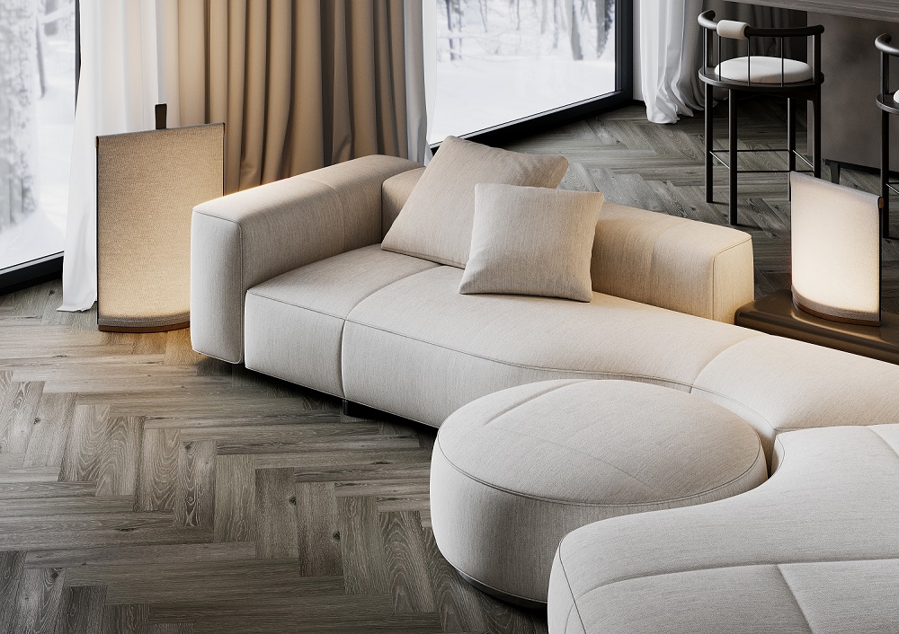 Кварцевый ламинат FARGO Коллекция PARQUET Дизайн 33-379-6 Дуб Рыцарский Замок (615х123х4.0 мм)