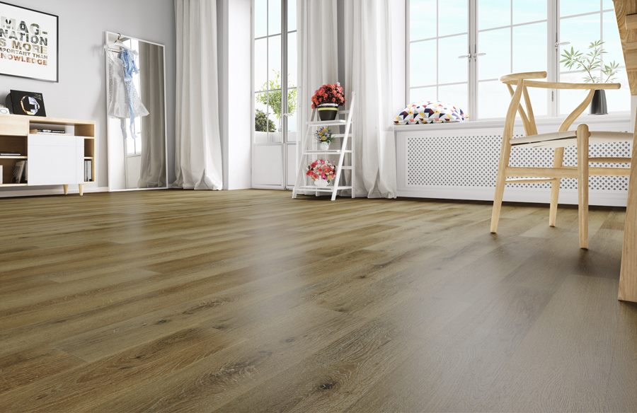 Кварцевый ламинат FARGO Коллекция COMFORT Дизайн 66W963  Дуб Калифорния (1220*180*4.0 мм)
