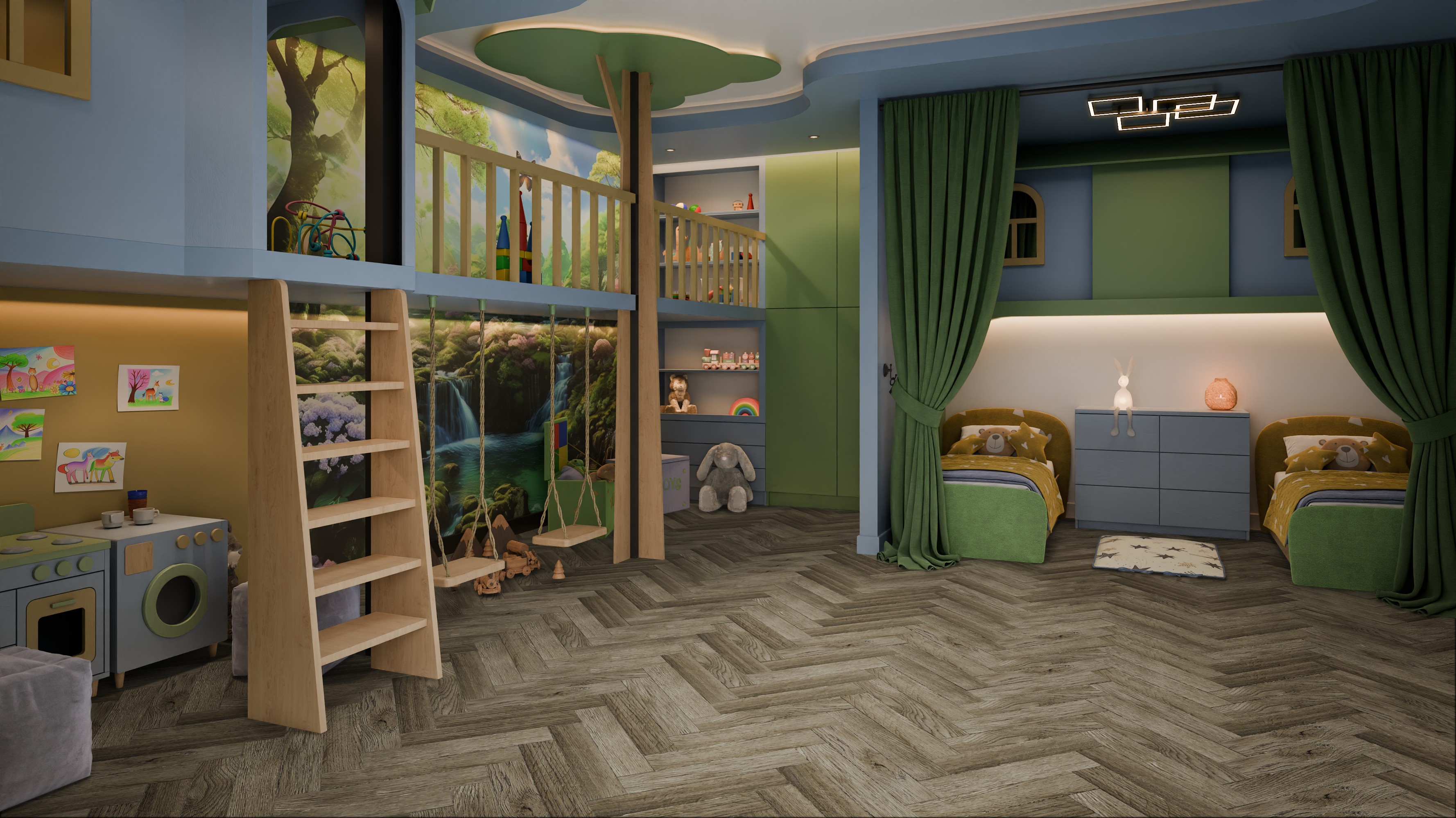 SPC ламинат DAMY FLOOR Коллекция London Дизайн 200410EL-12 Оксфорд (615х123х4 мм)