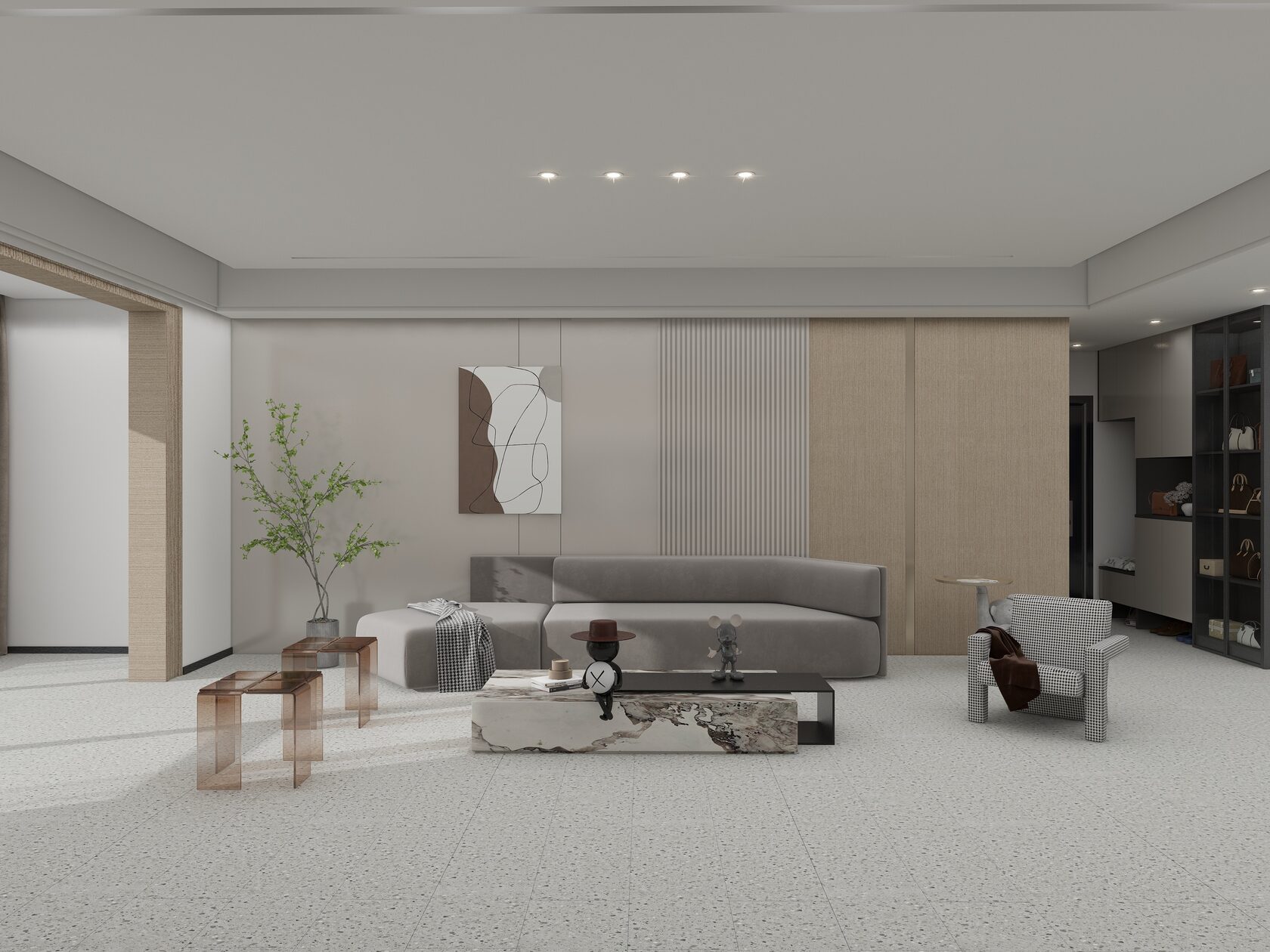 SPC ламинат OFFWOOD Коллекция Stone Дизайн Эверест (610х305х4мм)