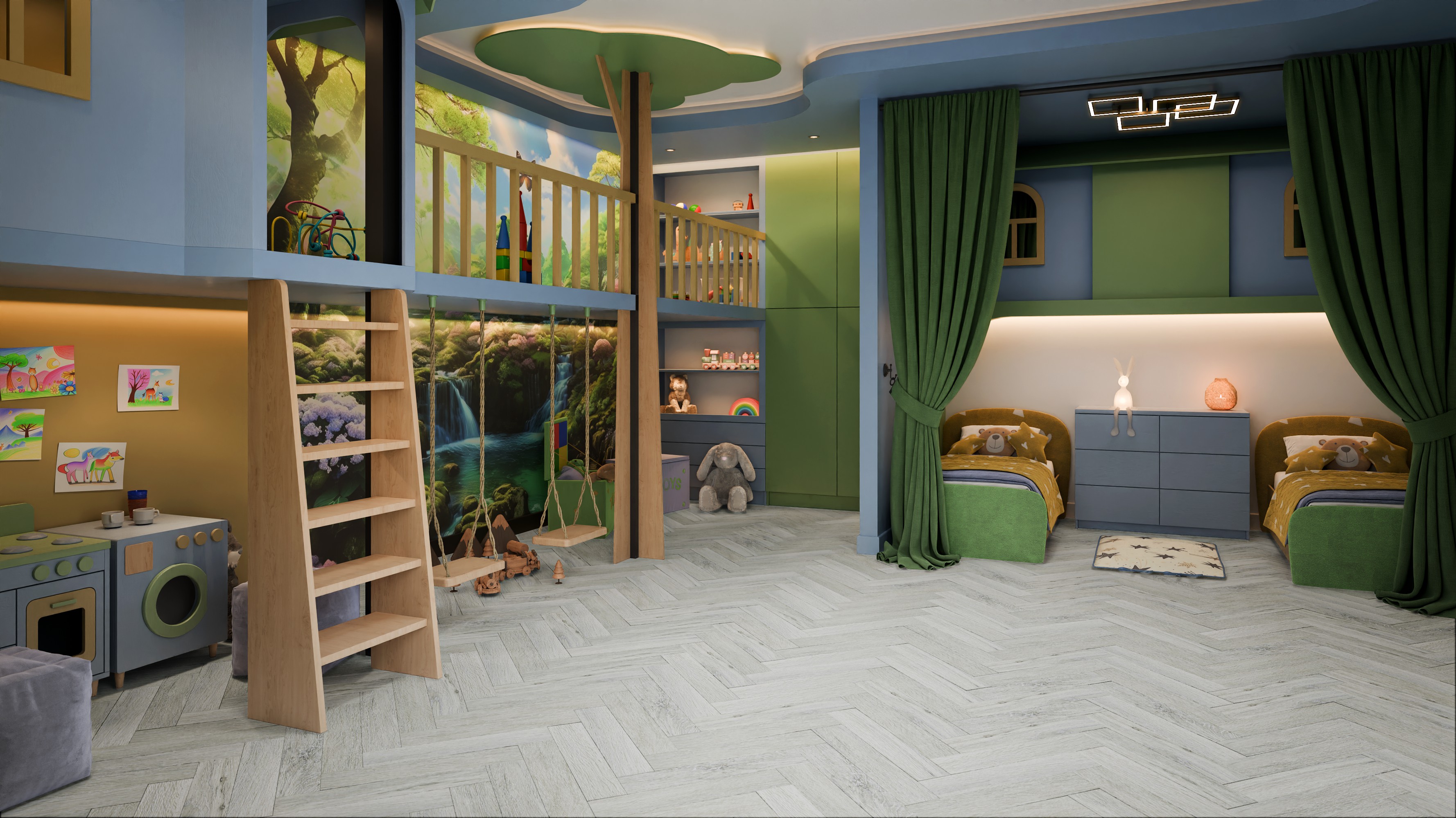 SPC ламинат DAMY FLOOR Коллекция London Дизайн 191023EL-05 Кардифф (615х123х4 мм)