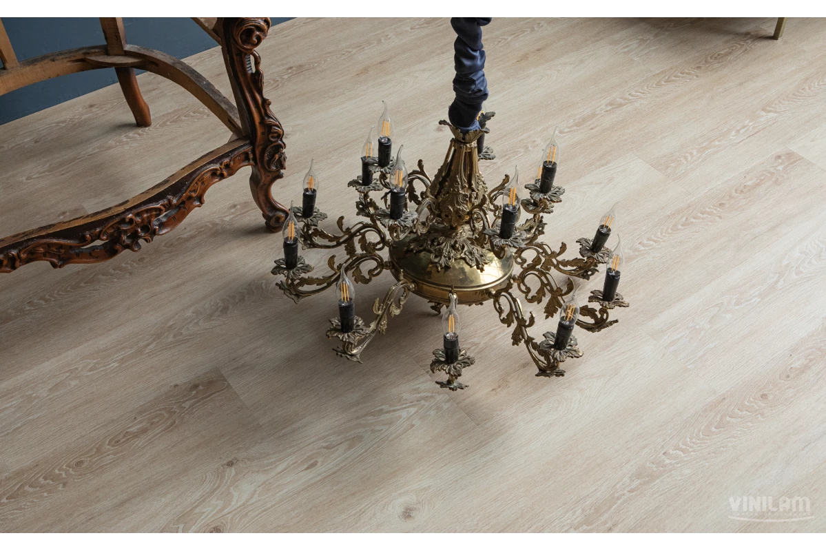 Виниловый ламинат VINILAM (ВИНИЛАМ) Коллекция Glue Luxury Дизайн 33555 Дуб Сарагоса (1227*232*2,5 мм)