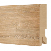 Плинтус ЛУКА MDF 241048 Дуб Небраска 16х80х2400