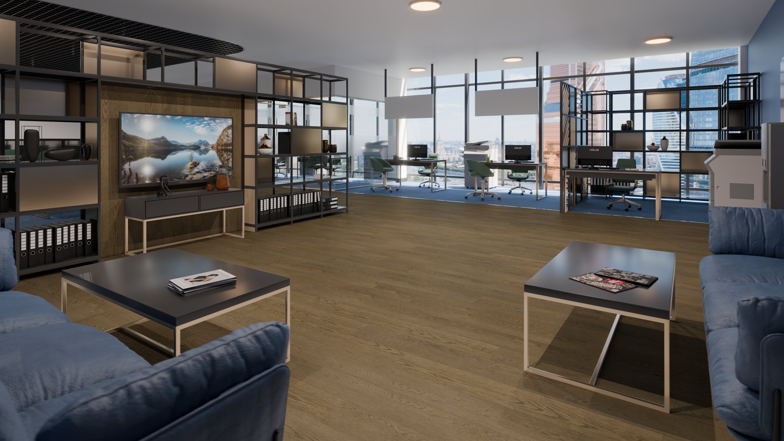 SPC ламинат DAMY FLOOR Коллекция Family Дизайн 0030-6 Дуб Мокко (1220х180х4 мм)