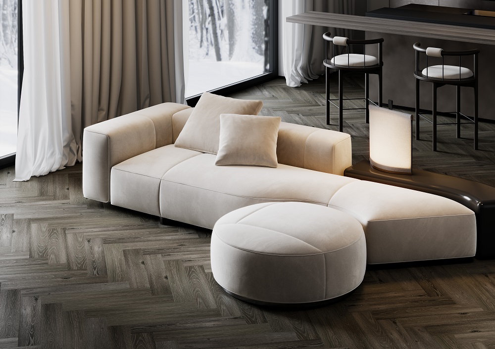 Кварцевый ламинат FARGO Коллекция PARQUET Дизайн 33-379-6 Дуб Рыцарский Замок (615х123х4.0 мм)