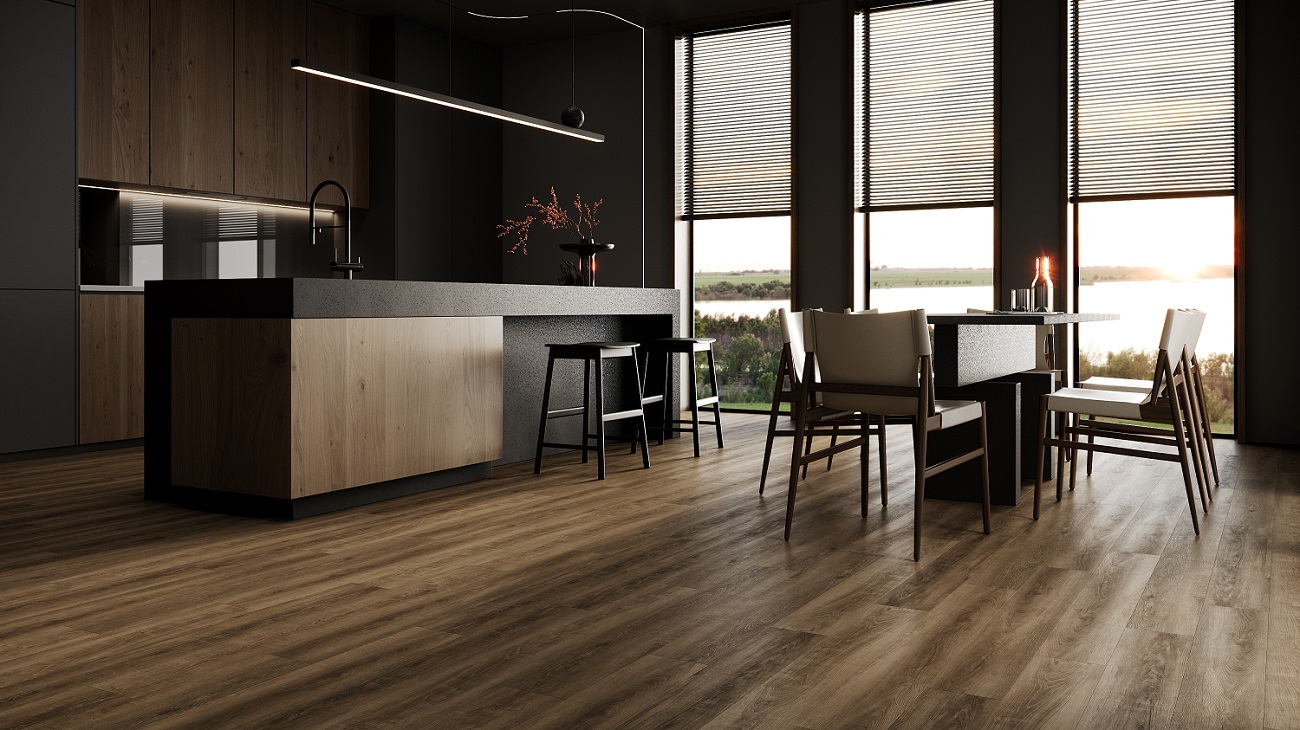 Кварцевый ламинат FARGO Коллекция COMFORT Дизайн 69W921 Дуб Чикаго (1220*180*4.0 мм)