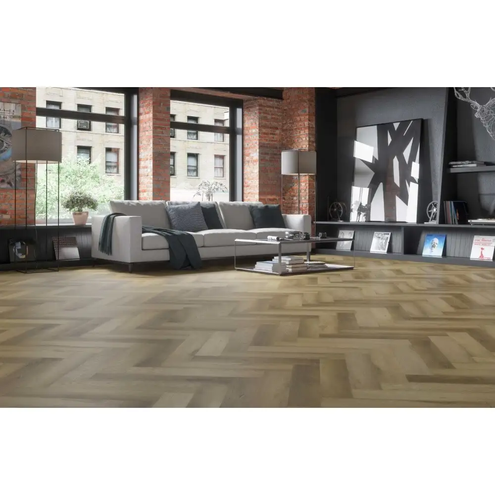 Кварцевый ламинат FARGO Коллекция PARQUET Дизайн Fargo 33-2187-09 Дуб Афины (615х123х4.0 мм)