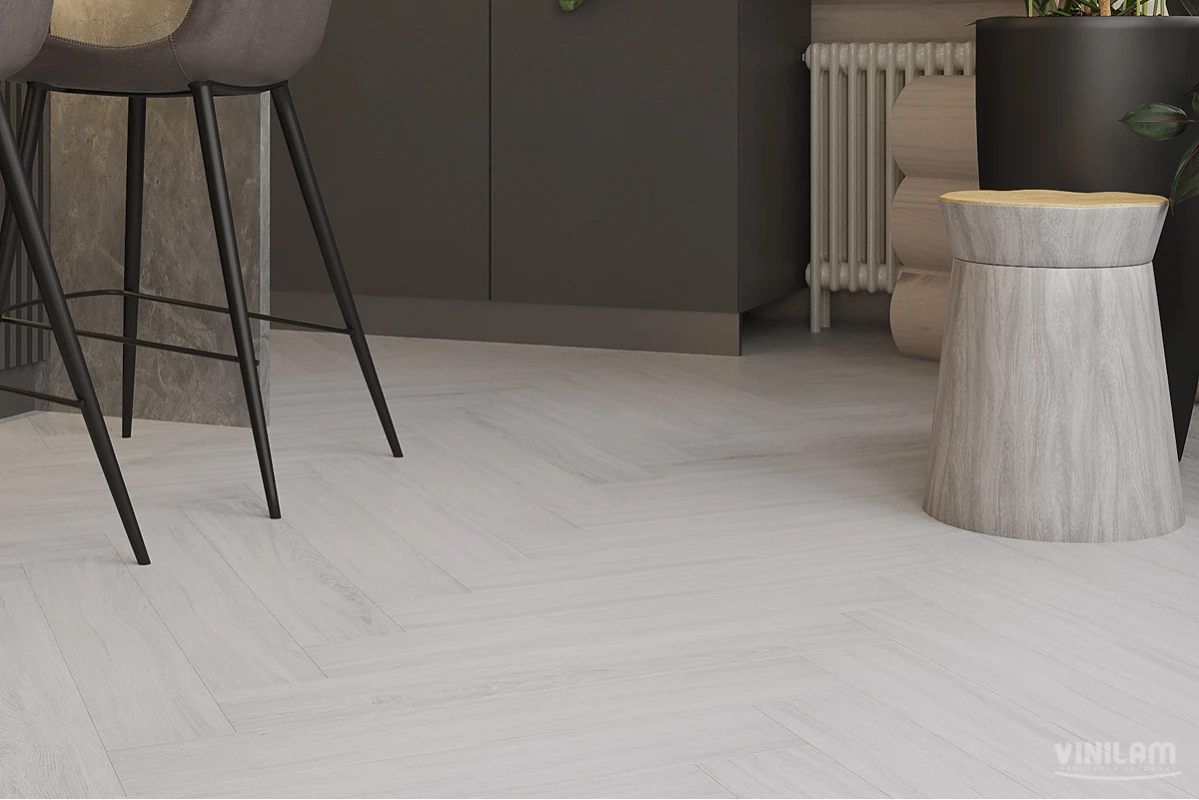 Виниловый ламинат VINILAM (ВИНИЛАМ) Коллекция PARQUET HERRINGBONE GLUE Дизайн GD11366 Паркет Санторини (762*152.4*2.5 мм)