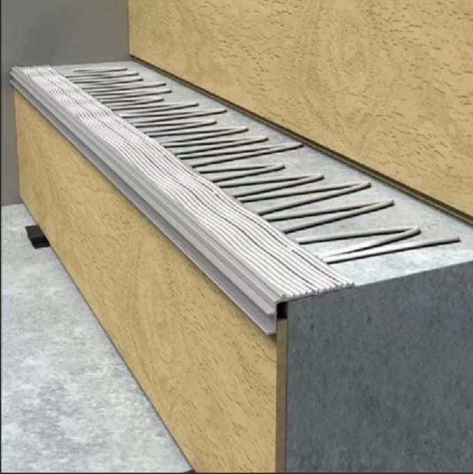 Профиль алюминиевый для ступеней QUICK-STEP (КВИК СТЕР) 9.5 мм