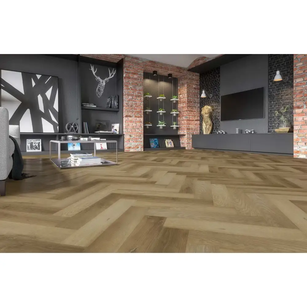 Кварцевый ламинат FARGO Коллекция PARQUET Дизайн Fargo 33-2187-09 Дуб Афины (615х123х4.0 мм)