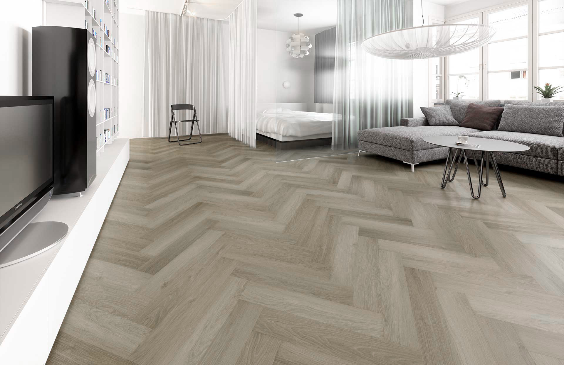 Кварцевый ламинат FARGO Коллекция PARQUET Дизайн 33-986-06 Дуб Норден (615х123х4.0 мм)
