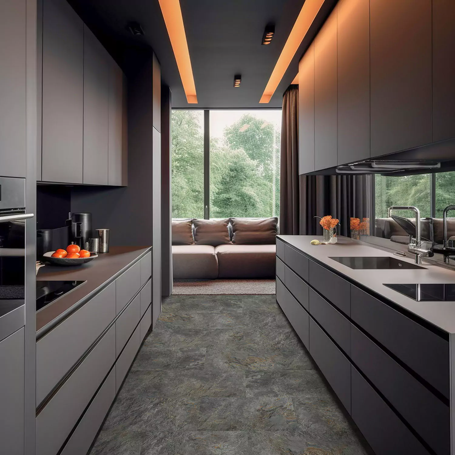Виниловая плитка DREAM FLOOR (Дрим Флор) Коллекция Stone LVT Дизайн SQ 011 (303х608х2.5 мм)
