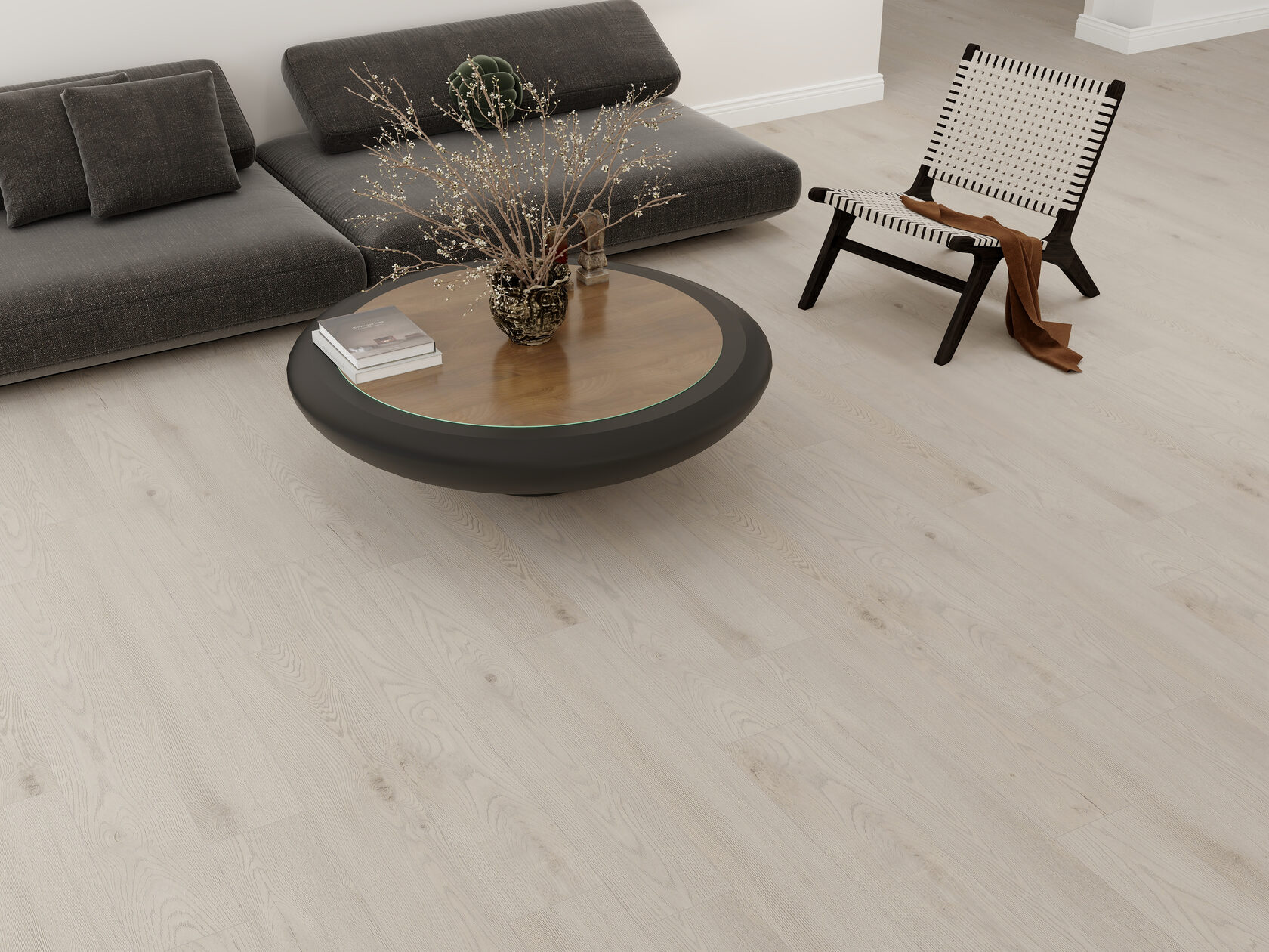 SPC ламинат OFFWOOD Коллекция Classic Дизайн Калахари (1220х182х4мм)