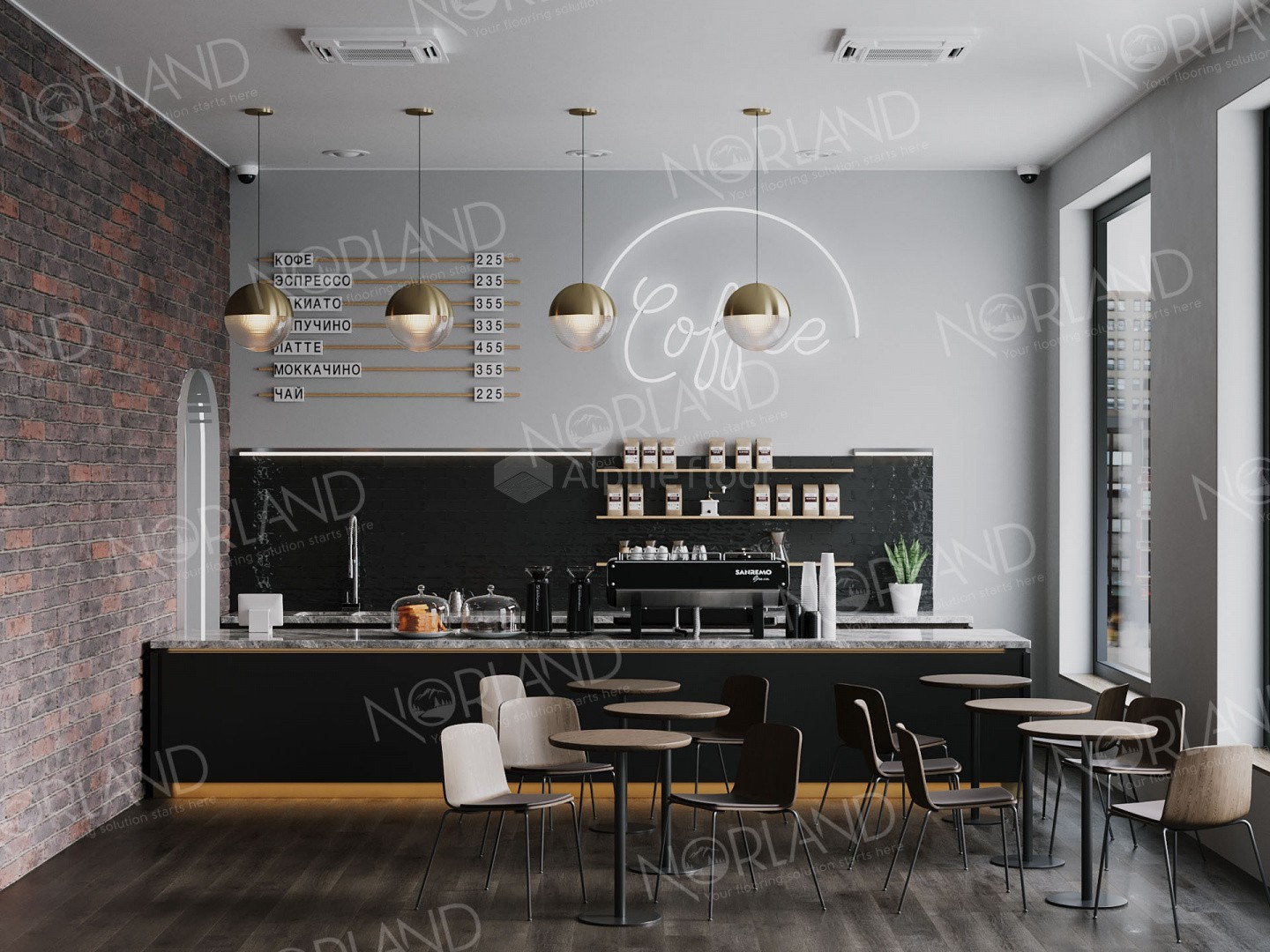 Виниловый (SPC) ламинат NORLAND (НОРЛАНД) Коллекция SIGRID Дизайн 1001-7 Baggy (1220*183*3.5мм)