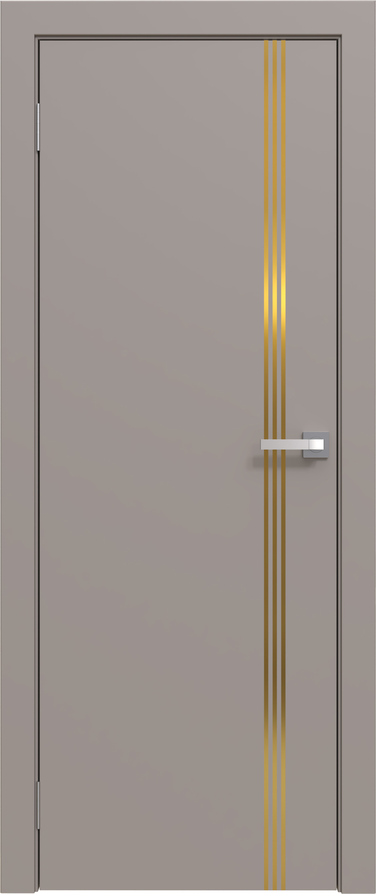 Межкомнатная дверь ЮНИ ЭМАЛЬ Графит, Ваниь, Грей LINE 03