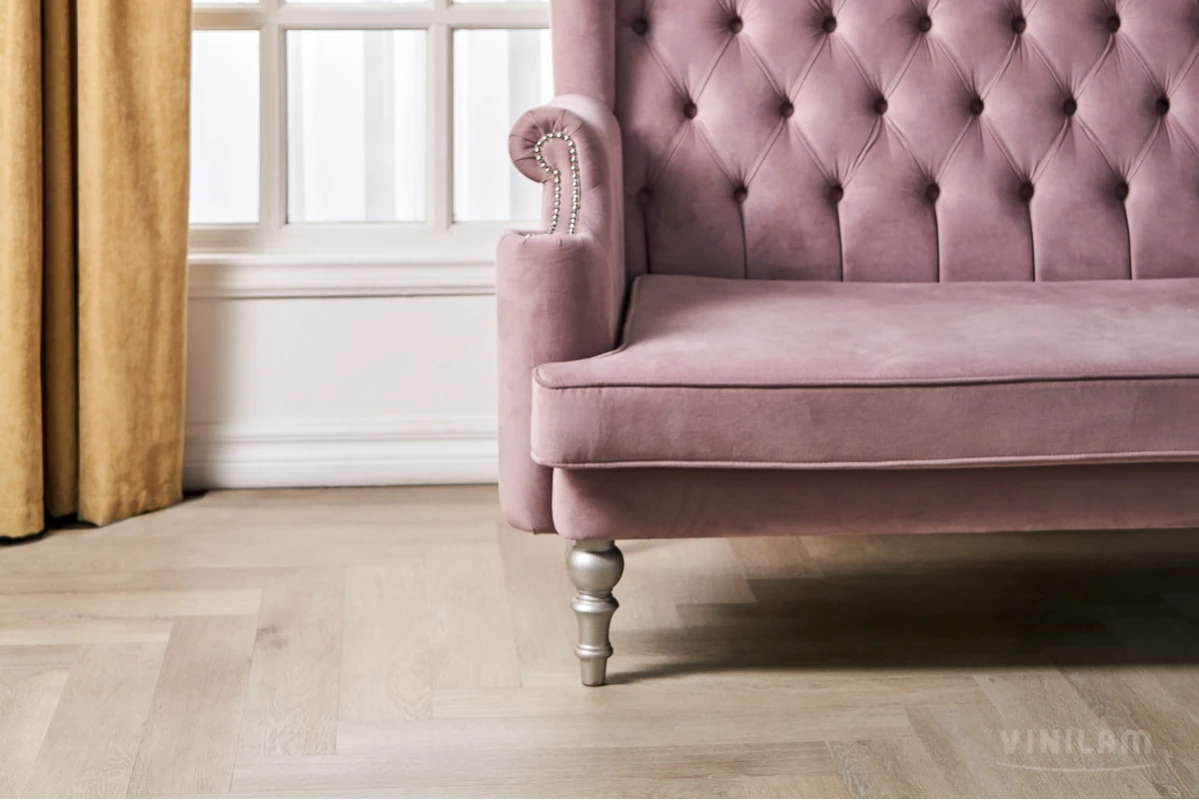 Виниловый ламинат VINILAM (ВИНИЛАМ) Коллекция PARQUET HERRINGBONE GLUE Дизайн GD11188 Паркет Скандинавский (762*152.4*2.5 мм)