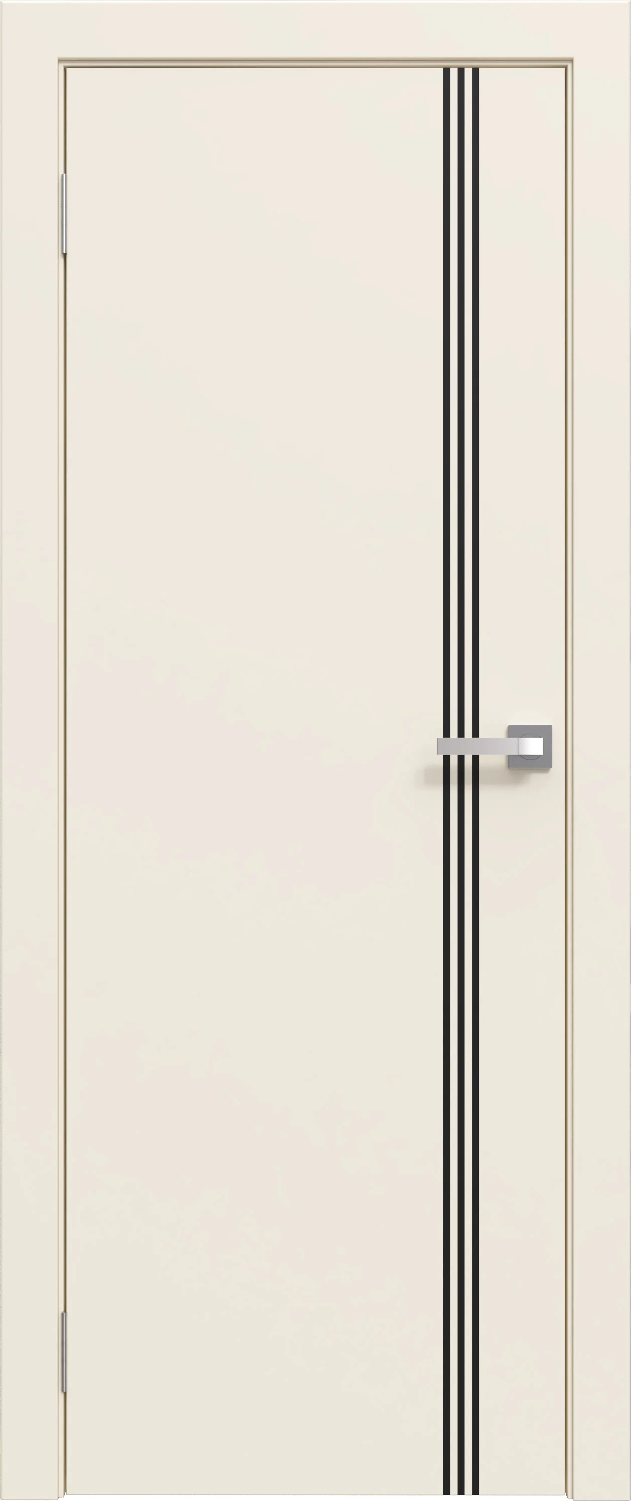 Межкомнатная дверь ЮНИ ЭМАЛЬ Графит, Ваниь, Грей LINE 03