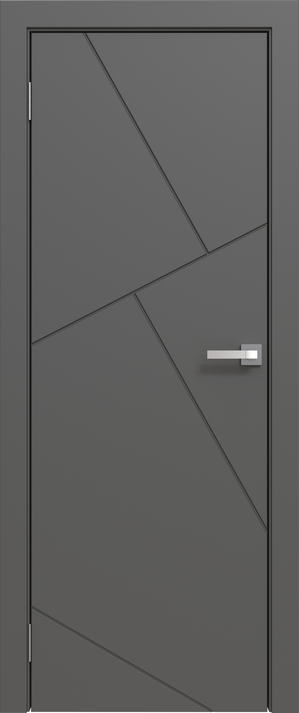 Межкомнатная дверь ЮНИ ЭМАЛЬ Ваниль, Грей, Графит, Капучино ПГ-26